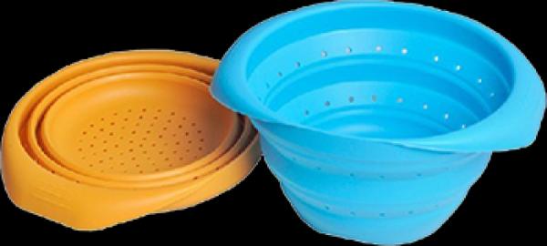 Silicone manufacturer Silicone Kitchen ware Foldaway silicone steamer SK-005