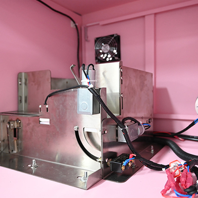 Flower Shapes Cotton Candy Floss Vending Machine Full Automatic Commercial Use