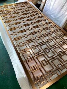 Wholesale 3048mm Stainless Steel Room Divider , HRB100 Decorative Metal Screens Outdoor from china suppliers