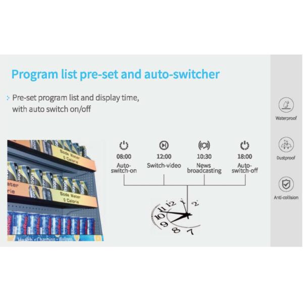 High Refresh Rate 3840HZ LED Shop Display Screen For Retail Chain