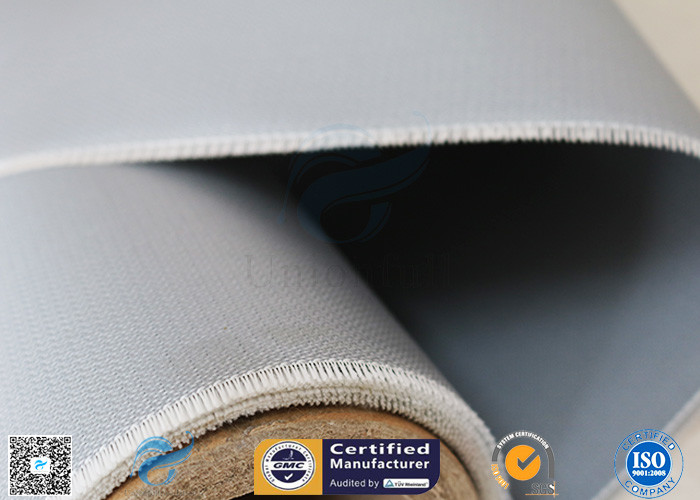 Welding Curtain 260℃ Heat Insulation 590g Silicone Coated Fiberglass Fabric 0.45mm