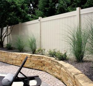 Wholesale American Style High Quality Privacy Pvc Plastic Vinyl Fence from china suppliers