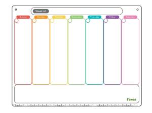 Wholesale Dry Erase Magnetic Refrigerator Organizer Small Magnet Calendar For Fridge from china suppliers