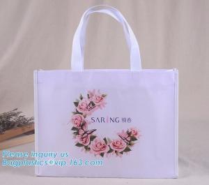 Wholesale Hot Sale Promotional Tote Plastic Gift Shopping Non Woven Bag for Women, laminated non woven bag special supermarket sho from china suppliers
