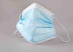 Anti Dust 3Ply Earloopp Face Mask For Outdoor 50pcs / Box Non Irritating