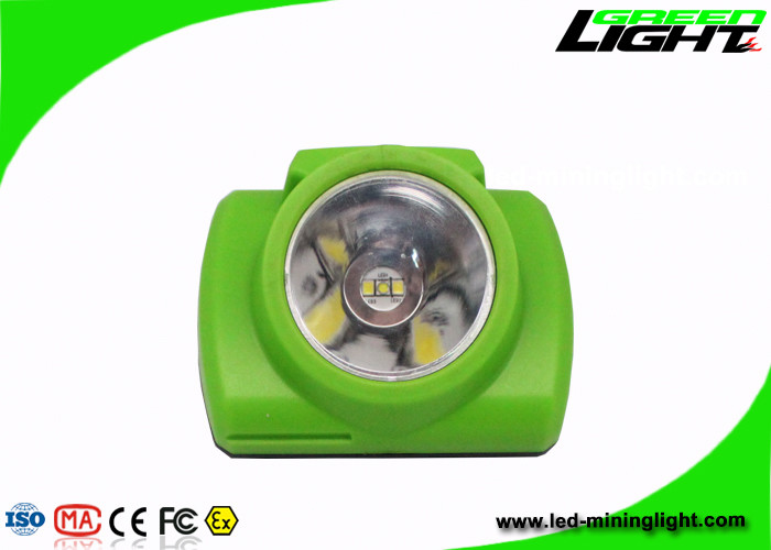 200g LED Mining Headlamp One Year Warranty With 6.2Ah Rechargeable Li - Ion Battery