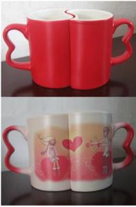 Wholesale Sublimation Full color Changing Lover's Red Mug from china suppliers
