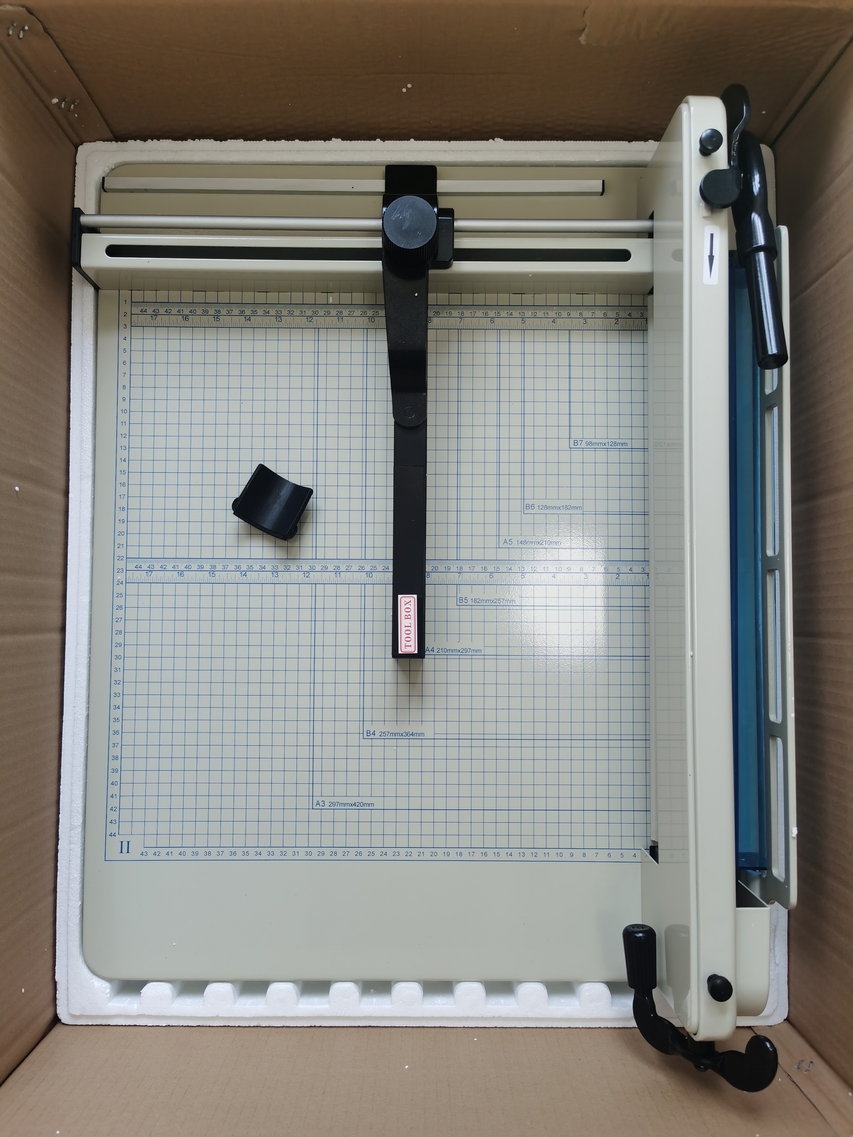 40mm Maximum Width Steel Guillotine Heavy Duty Paper Cutter 858 A3 Paper Trimmer