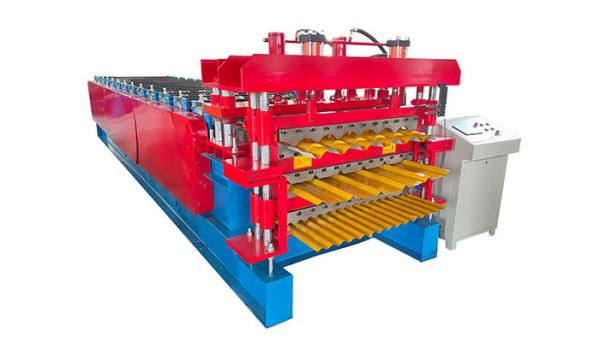 440V Corrugated Roll Forming Machine Ibr Metal Steel Glazed Tile Roofing Sheet