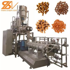 Wholesale 2-3t/H Food Extruder Machine , Dog Cat Fish Shrimp Bird Double Screw Extruder from china suppliers