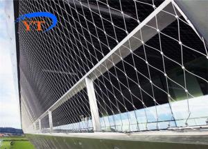 Wholesale Ferrule Diamond Mesh Fence Wire Fencing Inox 316 Stainless Steel Rope Mesh Net from china suppliers