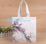College student's bag custom logo large space plain canvas tote bag,Promotional