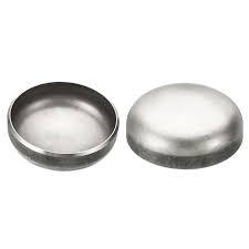 Wholesale 304 Stainless Steel Oval Tube Cap Sanitary Grade Internal and External Mirror Polished Welded Tube Cap Bright Stainless Steel from china suppliers