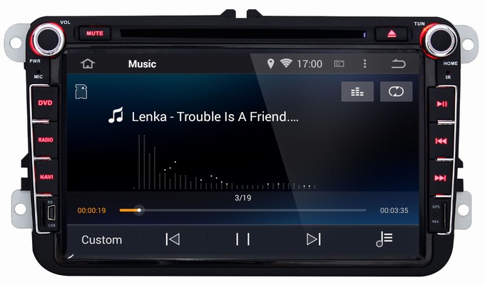 Ouchuangbo Pure Android 4.4 DVD Radio Stereo Bluetooth USB for Volkswagen Golf MK5 /Caddy