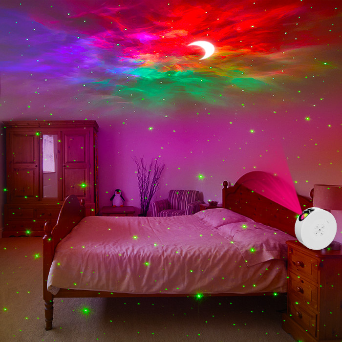 ODM Kids Room Moon Star Projector With Switch Button Control