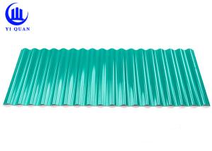 Wholesale Impact Resistant Plastic Roof Tiles A-PVC Corrugated Roofing Sheets Factory Cover from china suppliers