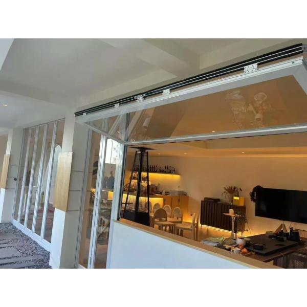 Nest Nursery Folding Window with Dual Locking Systems and Childproof Operation Mechanisms