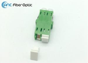 Wholesale LAN LC APC Fiber Optic Coupler Flangeless Duplex With Internal Shutter from china suppliers