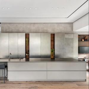 Wholesale Sleek Unique Design Commercial Kitchen Cupboards High Durability from china suppliers