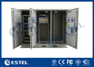 Wholesale Wireless 3 Compartments Grey RAL 7035 Outdoor Equipment Cabinet from china suppliers
