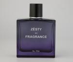 100ml Square Glass Perfume Bottle Personal Care Packaging OEM Screen Printing