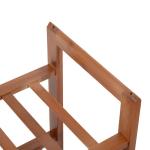 Wooden Shoe Storage Organizer Tack Living Room Furniture 26.7"L X 10.2"W X 31.5
