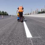 Self Dropping 60Lx2 Cylinder Street Parking Line Painting Machine