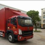 SINOTUK HOWO Used Cargo Box Truck 4×2 Drive Mode 2012 Year EURO V Emission