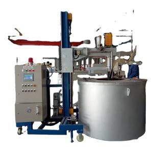 China Aluminum Shell Induction Melting Furnace 1 Ton With Electric Induction Heating on sale