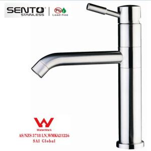Wholesale Satin finish Watermark Kitchen Faucet Mixer Inox Material BañO Grifo For Europe market from china suppliers