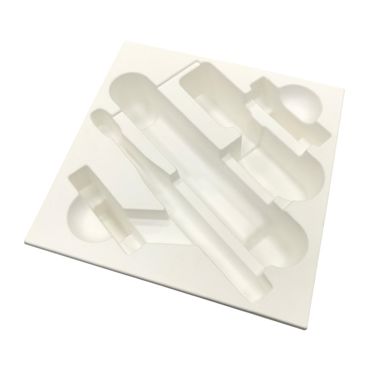Sugarcane Wet Press Pulp Tray Biodegradable Packaging Insert Oil Resistant