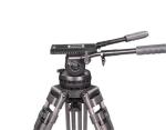 V600 Professional Camera Teleprompter Carbon Fiber Tripod Carry Bag for Video