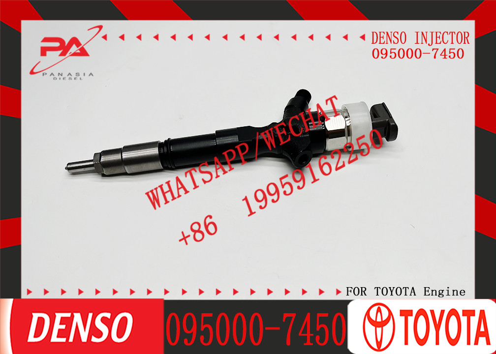 Genuine 9709500-782 Common Rail Injector 095000-7820 for diesel Injector 095000-7450 23670-39265 23670-39165 23670-30290