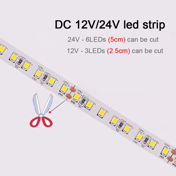 5M IP20 2835 Non Waterproof 12V Rgbw Led Strip 120 Leds Per Meter