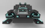 Amusement Park 6 Seats 9d Virtual Reality Cinema VR Roller Coaster Machine