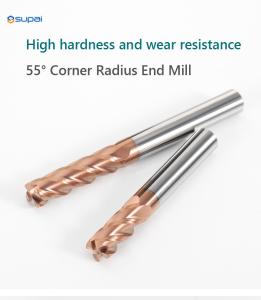China Carbide HRC55 Corner Radius End Mill Router Bits 4 Flute For Steel OEM Tools on sale