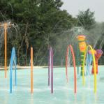 Rainbow Door Aqua Play, Spray Aqua Park Equipment, Fountains Play Structure for