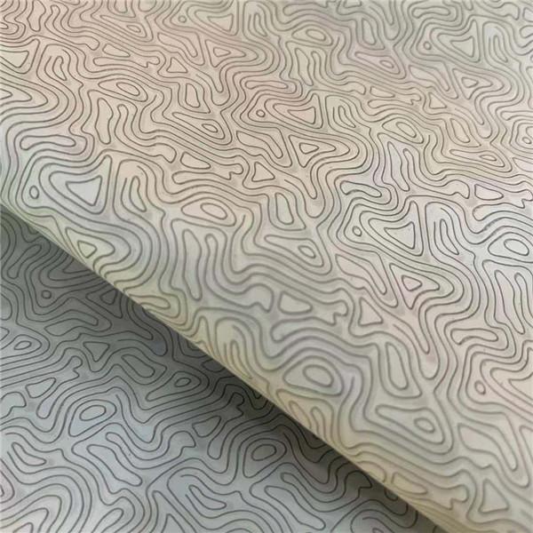 100% Polyester Plain Winter Breaker Fabric With Breathable Film Backing 75D*150D