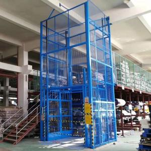 Wholesale 3m-9m Cage Lift Hydraulic Fully Caged Vertical Cargo Lift Warehouse Cargo Elevator from china suppliers