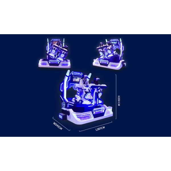 Custom Logo 2 Players VR Fantasy Ride Time Space Simulator Double Riding