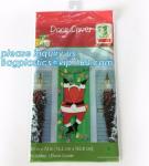 indoor & outdoor door poster PE plastic window cover for halloween christmas