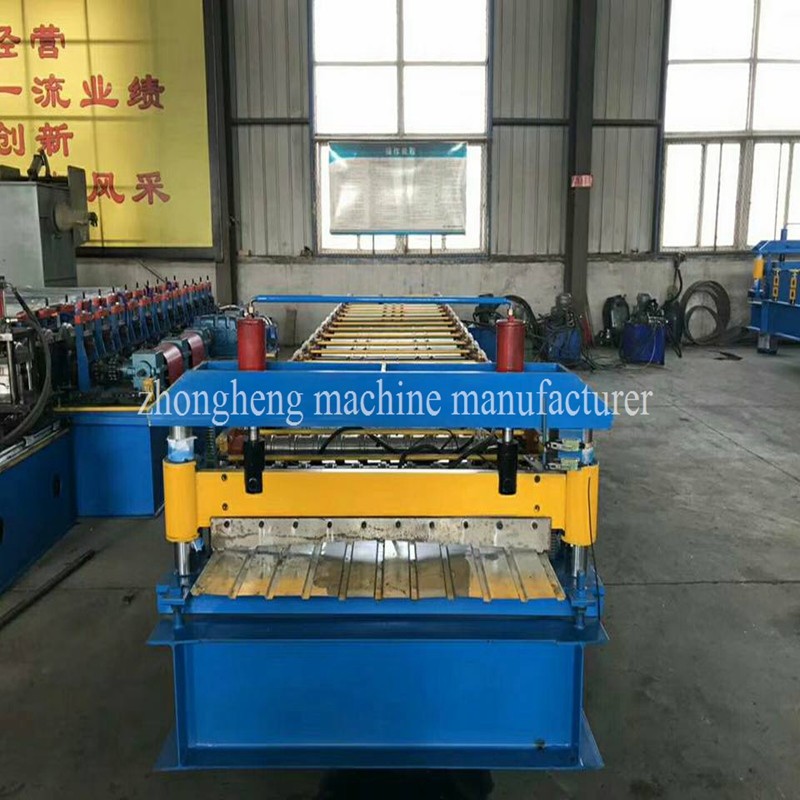 1050 Type Roofing Sheet Roll Forming Machine / Roofing Sheet Making Machine