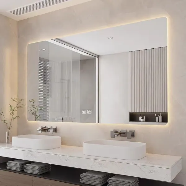 Elegant Silver Framed Decorative Full Length Mirror Chic Spaces