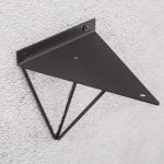 Industrial Mid Century Modern Wall Shelf Support with Powder Coating Hairpin