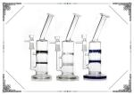 Color Turbine Perc Glass Bongs Honeycomb Percolator Glass Hookah Bongs For