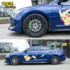 Wholesale 4 Piston Racing Caliper Hyudnai big Brake Kit 330*28 MM High Carbon Disc Racing And Brake Pads For La Festa 17 Inch Rim from china suppliers