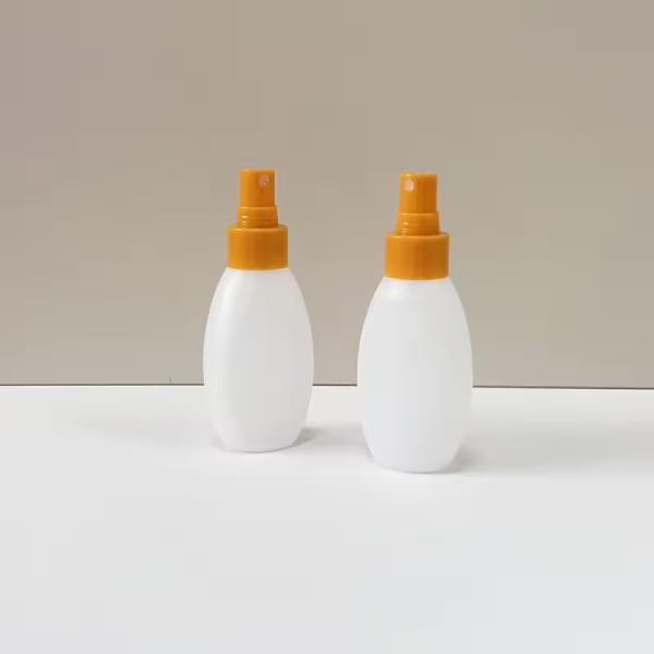 80ml HDPE flat bottle for spray bottle with customer requirements in mind