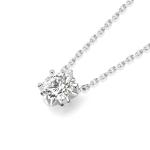 Fashion Style 18k Gold Lab-Grown Diamond Pendant individuality Pendant White