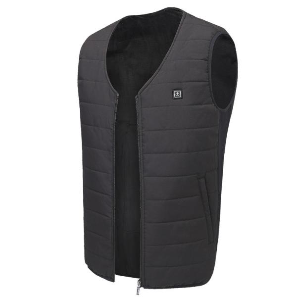 Polyester Heated Waistcoat Adjustable Women Heated Massage Vest Electric Heating