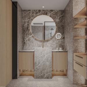 Wholesale Minimalist Custom Bathroom Vanity With Mirror And Storage Cabinet from china suppliers